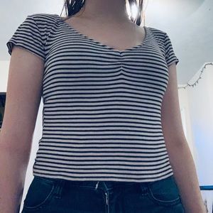 Forever21 v neck baby tee